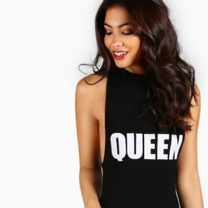 🏅SHEIN  Mock Neck Racerback Bodysuit